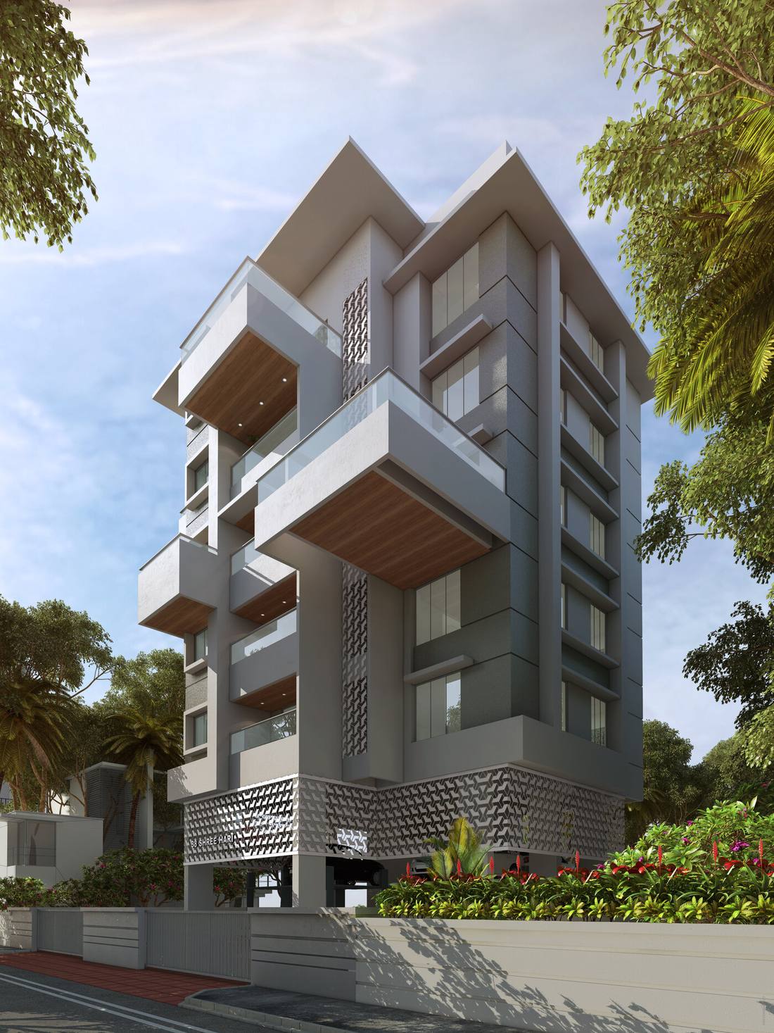38 Shree Hari architectural elevation — residential project in Erandwane, Pune